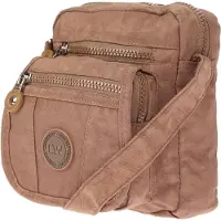 Christian Wippermann Damen Handtasche Crinkle Nylon Umhängetasche Schultertasche Tasche Shopper Bag