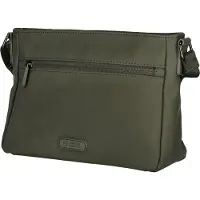 Christian Wippermann Damen Tasche Schultertasche Umhängetasche Crossover BagHandtasche Olive
