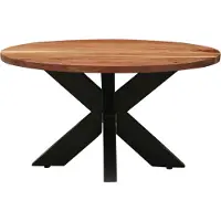 Marrakesch Orient & Mediterran Interior Couchtisch Abele mit natürlicher Maserung, als praktische Ablage, in Braun 70 cm