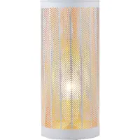 Marrakesch Orient & Mediterran Interior Tischlampe Aigna, 30 cm, Metall, E27-Fassung, für Nachttisch und Schreibtisch