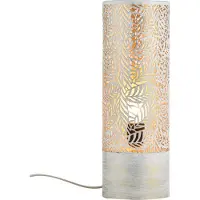 Marrakesch Orient & Mediterran Interior Tischlampe Verdure mit E27-Fassung, für stimmungsvolles Licht, in Weiß 41 cm
