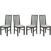 LeafDesign ESSZIMMERSTUHL - 4er-Set Bos 10 schwarz paros 2