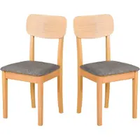 LeafDesign Esszimmerstuhl 2 x "Hugo 4", grandson, eiche