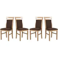 LeafDesign Esszimmerstuhl - Set 4x MILANO 5 sonoma, soro 28