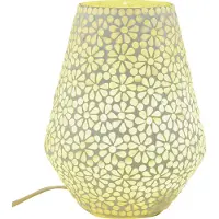 Marrakesch Orient & Mediterran Interior Boho Deko Nachttischlampe Mosaik Glas Leuchte Lampe
