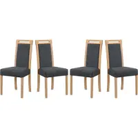LeafDesign Esszimmerstuhl - Set 4x Roma 5, sonoma, hygge 96