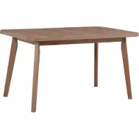 LeafDesign Esstisch Oslo 6 ausziehbar, hell nussbaum, 140-180 cm Länge, 80 cm Breite