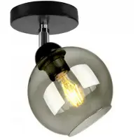 FKL DESIGN Home Deco Deckenlampe Pendellampe Kugel Schwarz Grau Weiß (N100-EG1)
