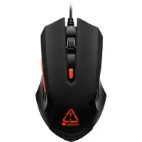 Canyon Star Raider, rechts, Optisch, USB Typ-A, 3200 DPI, Schwarz, Orange