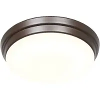 CasaFan LED-Anbauleuchte für Plano II, bronze