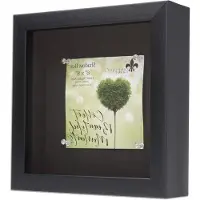 OEM Erinnerungsdisplaybox - Vierkant - 1,5 Zoll Tiefe - Schwarz - Holz