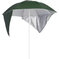 OEM Windbeständiger Strandsonnenschirm mit Drehmechanismus - UV-schützender Strandsonnenschirm - Schatten auf dem Strand - Vakanz an der See - Drehbarer Bodenanker - Parasol für Strandtag