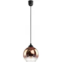 FKL DESIGN Home Deco Deckenlampe Pendelleuchte Hängelampe Kugel Schwarz Gelb N100-Z1n