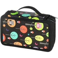 OEM Federtasche 3 Fächer, 52 Slots, Oxford, Schwarz