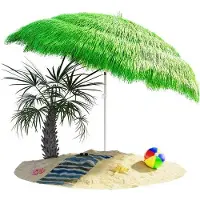 OEM Windbeständige Strandsonnenschirm mit UV-Schutz - Draaibare Grundeinlage - Schatten auf dem Strand - Vakanz an der See - Parasol mit Drehmechanismus - Strandtag - 1-Ständer-Sonnenhütte