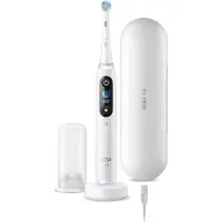 Oral-B iO Series 9n, Erwachsener, Vibrierende Zahnbürste, Tägliche Pflege, Zahnfleischpflege, Sensibel, Whitening, Weiß, 2 min, Weiß