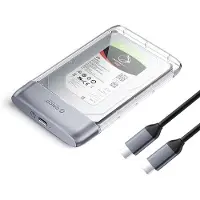 ORICO 2,5" HDD/SSD Gehäuse USB-C 5Gb/s UASP TRIM – Externe Festplattenschutzhülle bis 6 TB