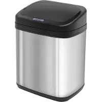 HOMCOM Sensor Mülleimer 20L Edelstahl Automatisch Mülleimer mit Bewegungssensor