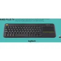 Logitech TAST Wireless Touch Keyboard K400 Plus - Tastatur - drahtlos - 2.4 GHz