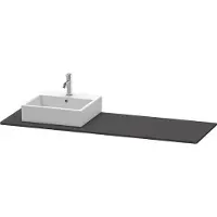 Duravit Konsole XSquare 160x55x1,6cm, m 1 AS, B li, graph matt