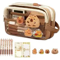OEM Kawaii Pennen Set aus Kunststoff in 6 Stück mit großem Etui