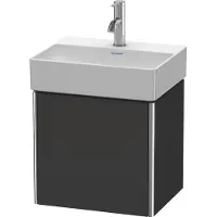 Duravit Waschtischunterschrank XSquare 43,4x34x39,7cm, wd, Tür re, graph matt