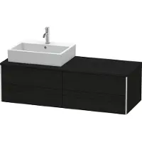 Duravit XS4913L1616 WTU XSquare, 4 SK, wandh, Becken li
