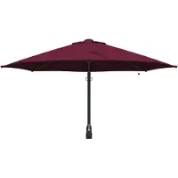 vidaXL Garten-Sonnenschirm Grün 248 x 248 x 148 cm Polyester und Stahl