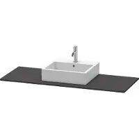 Duravit Konsole XSquare 140x55x1,6cm, m 1 AS, AS mit, graph matt
