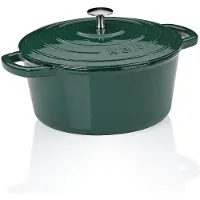 kela Calido, 3,8 l, Grün, Eisenguss, Eisenguss, 24 cm, 120 mm