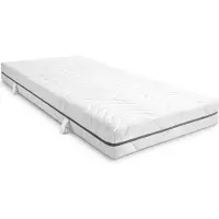 Sleezzze 7 Zonen Viskoelastik-Matratze Sleezzz Smart 80 x 200 cm, Höhe 18 cm, Härtegrad H2+H3 mit Air Memoryschaum