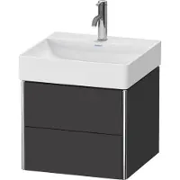 Duravit XSquare Meuble sous-lavabo suspendu, 2 tiroirs, 484x397x460mm, XS416008080, XS416008080
