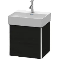 Duravit Waschtischunterschrank XSquare 43,4x34x39,7cm, wandhängend, Tür re, Ei sw