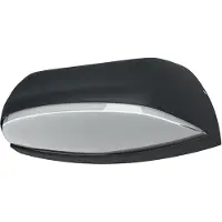 Osram ENDURA Style Wide LED-Außenleuchte, klassische Eingangsbeleuchtung mit moderner Lichttechnik in Dunkelgrau, IP44-Schutz, für Außenbereiche