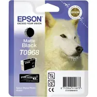 Epson Husky Singlepack Matte Black T0968, Standardertrag, Schwarz, Tinte auf Pigmentbasis, 11,4 ml, 1 Stück(e), Einzelpackung