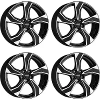Dezent 4 KB dark Felgen 6.0Jx16 5x100 für Toyota Yaris