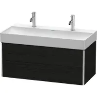 Duravit XSquare Waschtischunterbau wandhängend, 2 Schubkästen, 984x397x460mm, XS416301616