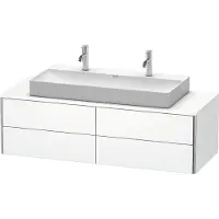 Duravit XSquare Konsolenwaschtischunterbau wandhängend, 4 Schubkästen, 1400x400x548mm, XS4915M8484