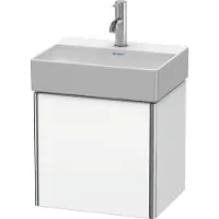 Duravit Waschtischunterschrank XSquare 43,4x34x39,7cm, wandhängend, Tür re, we. matt