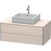 Duravit Waschtischunterschrank XSquare 100x54,8cm, T matt, f Kons., 2 La, wandhängend