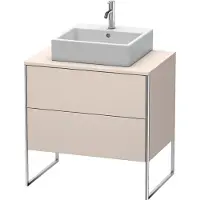 Duravit XSquare Konsolenwaschtischunterbau freistehend, 2 Auszüge, 800x778x548mm, XS492008383