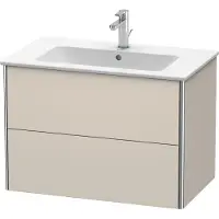 Duravit XSquare Meuble sous-lavabo suspendu, 2 tiroirs, 810x560x478mm, XS417208383, XS417208383