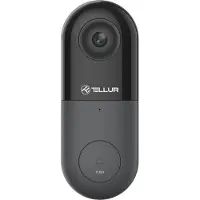 Tellur Smart WiFi Video DoorBell 1080P, PIR, Wired black