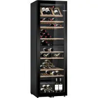 Bosch Serie 6 KWK36ABGA, Weinkühler mit Kompressor, Freistehend, 199 Flasche(n), 50 W, G, Schwarz