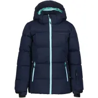 Icepeak Loris Winterjacke für Mädchen mit Kapuze und Schneefang, Farbe:Dunkelblau, Kinder Größen:164
