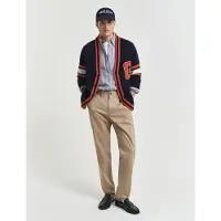 Gant für Herren. 1505222 Chino-Hose aus Twill im Regular Fit (32/34), Lässig, Baumwolle, Bio-Baumwolle, Nachhaltig