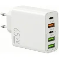 Mormark 65W Schnellladegerät mit 5 Anschlüssen, Universeller Reise Ladegerät, USB C Ladegerät - SPEEDPOD