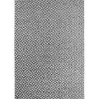 Ayyildiz Hali Ayyildiz | Outdoor-Teppich IBIZA - 280 cm x 370 cm - Grau - Robust und elegant - Geometrisches Design