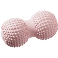 OEM Massagekugeln aus weichem Gummi, 1 Stück (rosa), für effektives Faszientraining und Entspannung der Nacken- und Rückenmuskulatur