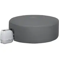 Bestway Spa-Abdeckung PVC und POM Grau